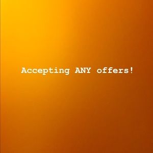 Bundle & save. Make any offer!!